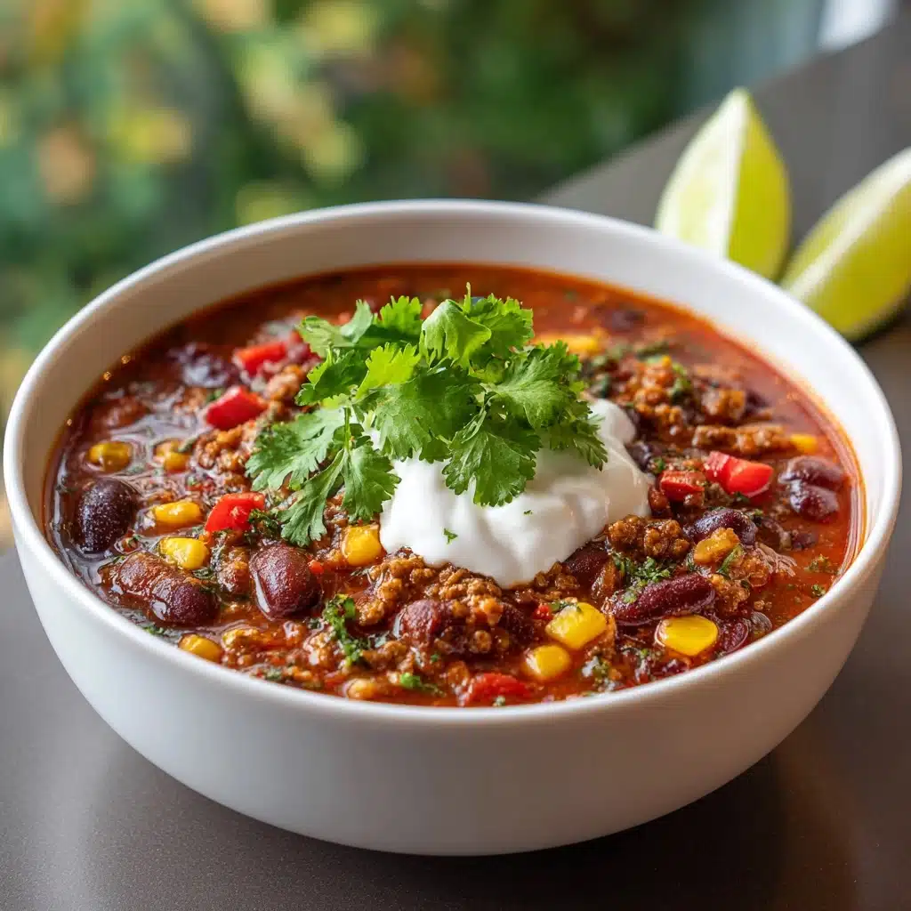 The Best Homemade Stovetop Chili Recipe - Recipe Image