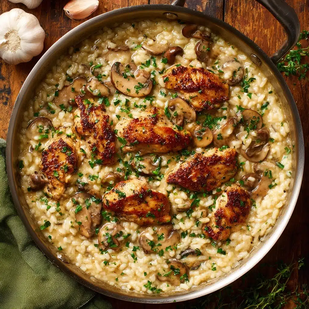Creamy Mushroom Chicken and Rice Recipe