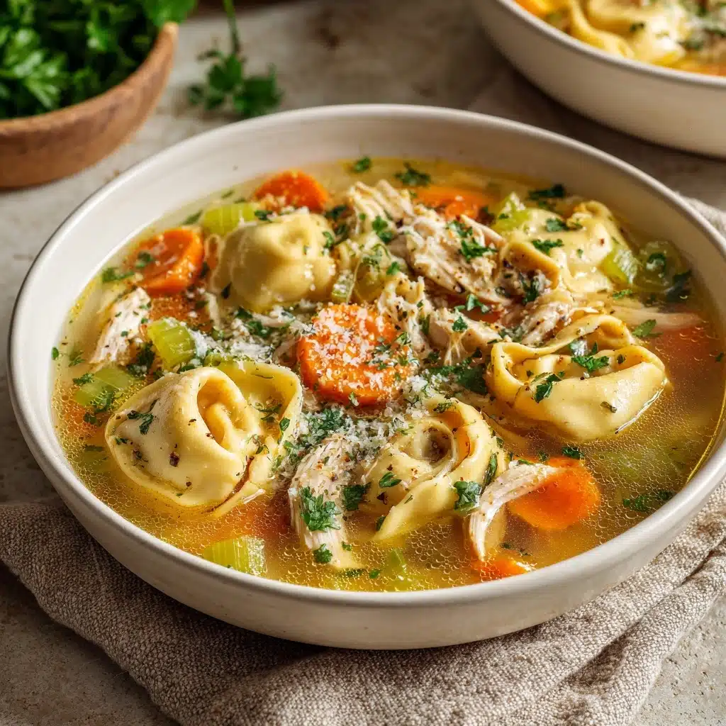 Easy Tortellini Soup with Chicken Broth Recipe