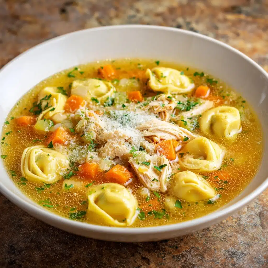 Easy Tortellini Soup with Chicken Broth Recipe - Recipe Image