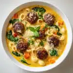 Creamy Italian Meatball Soup Recipe