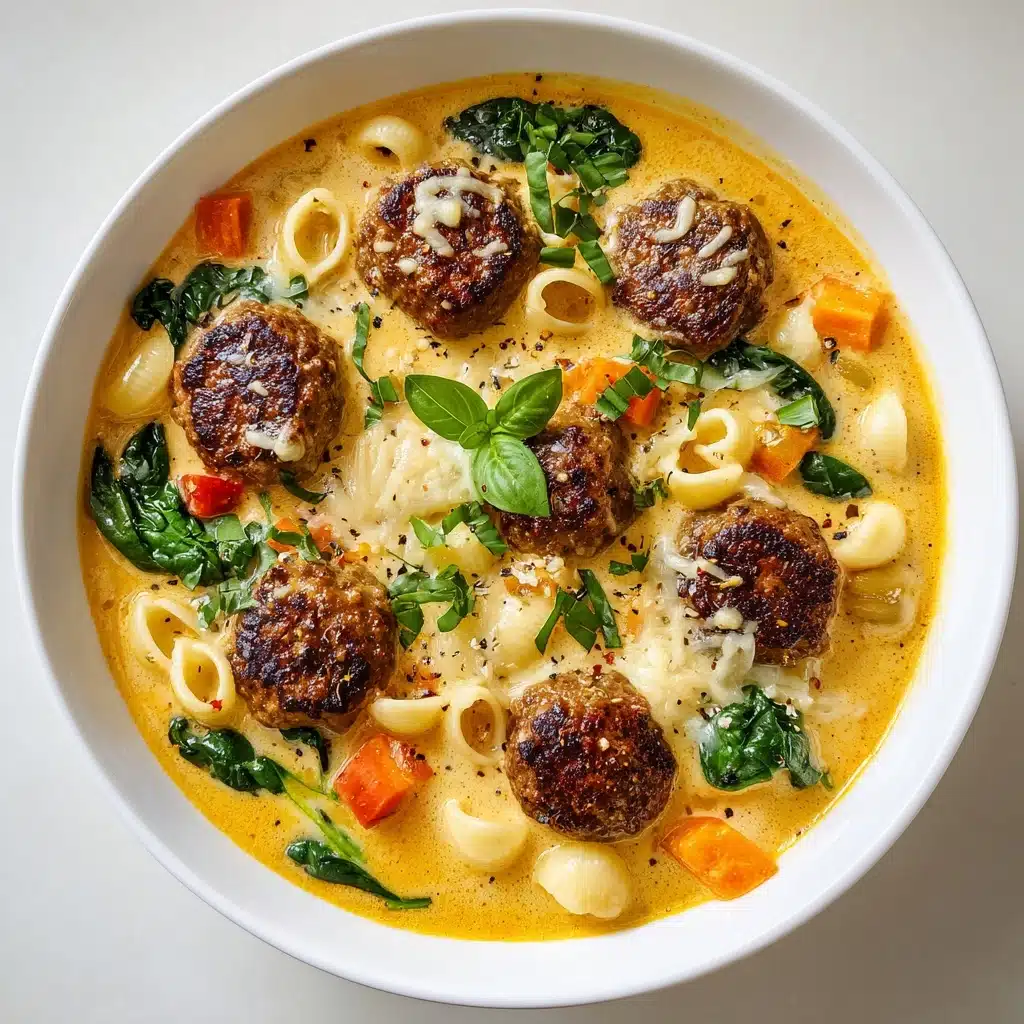 Creamy Italian Meatball Soup Recipe