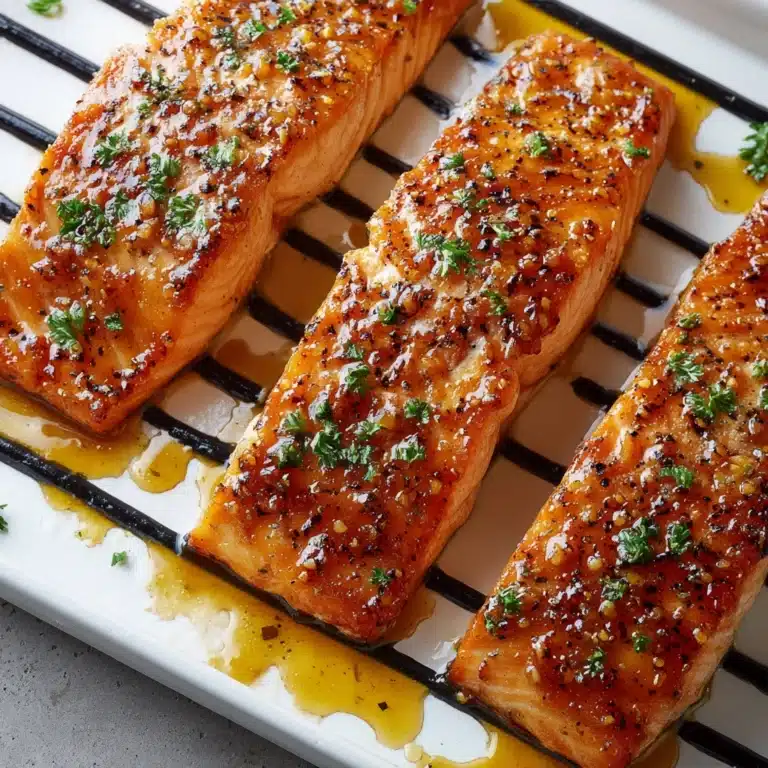 Air Fryer Honey Mustard Glazed Salmon Recipe
