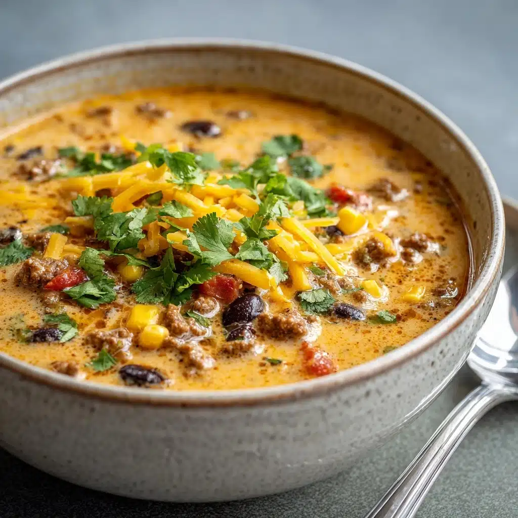 Easy Creamy Taco Soup Recipe