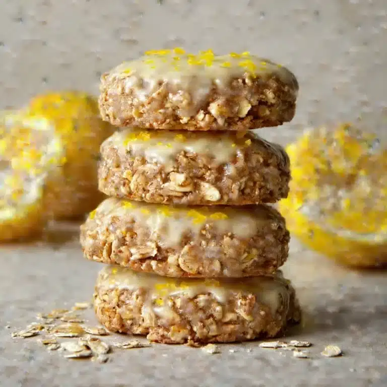 Lemon Oatmeal No-Bake Cookies Recipe