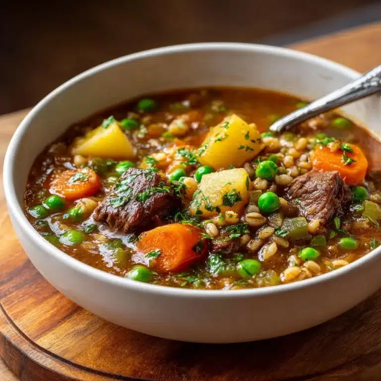 Old Fashioned Beef Barley Stew Recipe