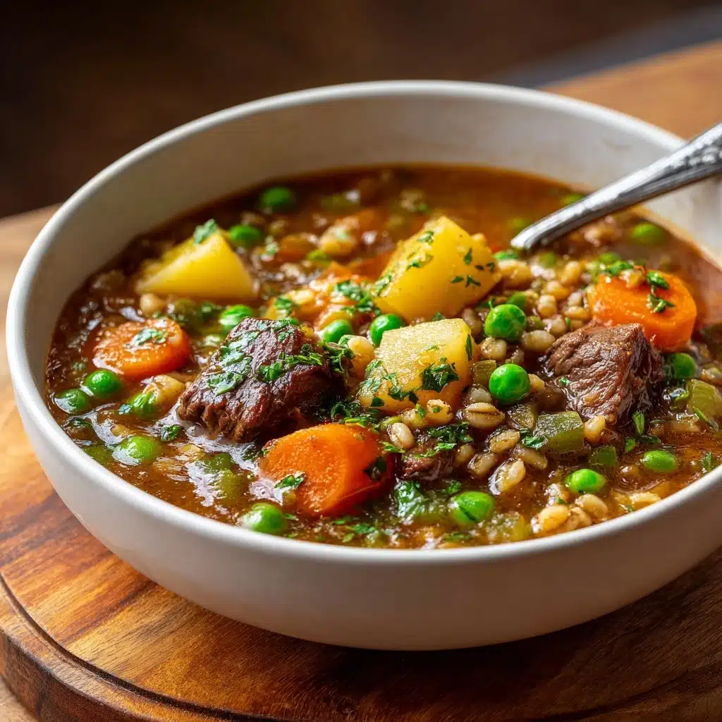 Old Fashioned Beef Barley Stew Recipe