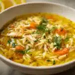 Mediterranean Lemon Chicken Soup Recipe