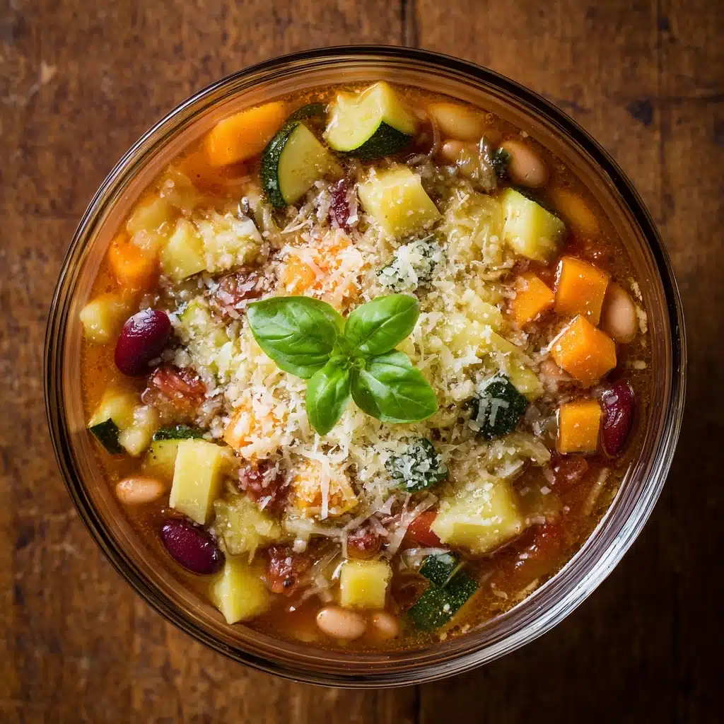 Homemade Minestrone Soup {Slow Cooker} Recipe