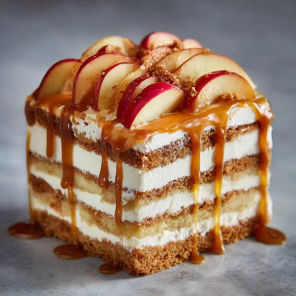 Caramel Apple Cheesecake Cake Recipe - Recipe Image