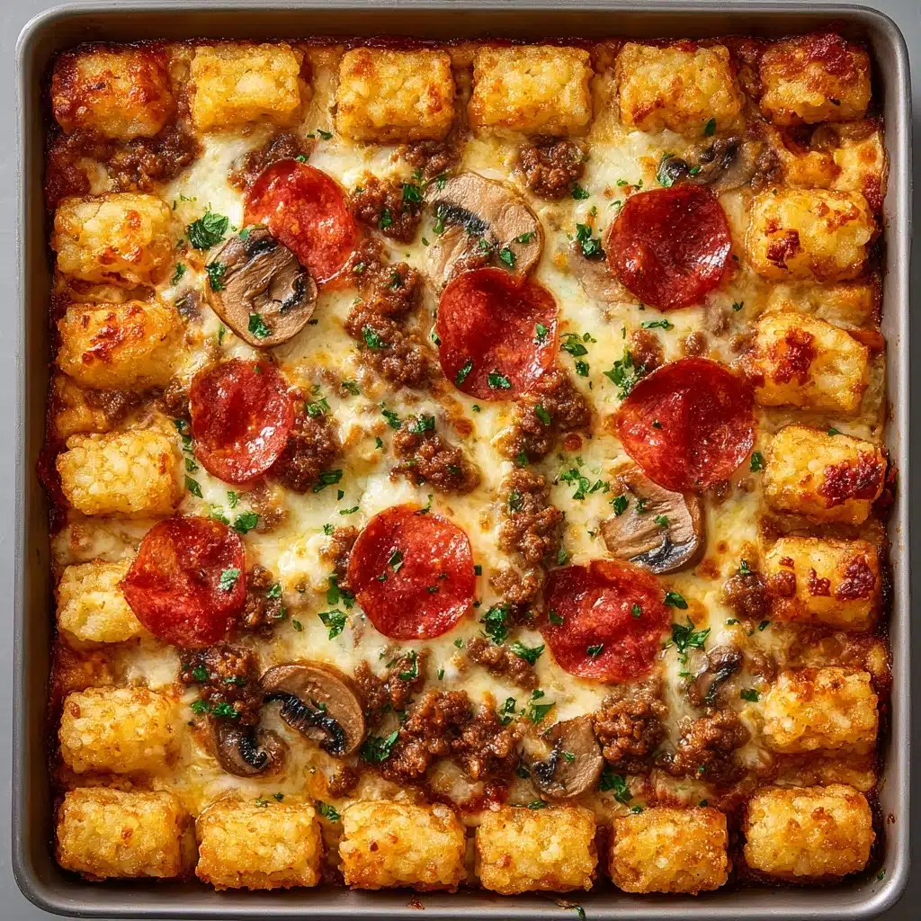 Pizza Tot Casserole Recipe - Recipe Image