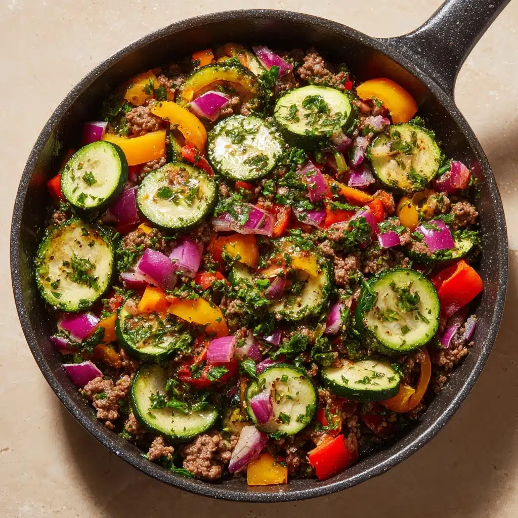 Mediterranean Ground Beef Stir Fry Recipe