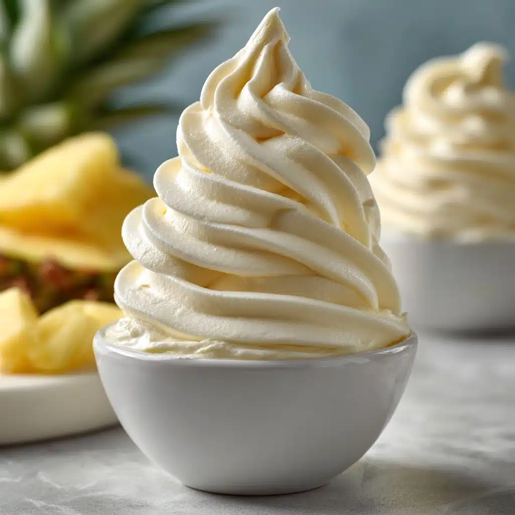 Homemade Pineapple Soft Serve Ice Cream Recipe - Recipe Image