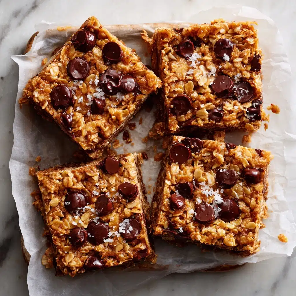 Healthy Chocolate Chip Oatmeal Bars Recipe - Recipe Image