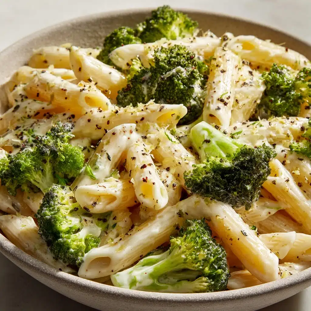 Creamy & Cheesy Broccoli Pasta Recipe - Recipe Image