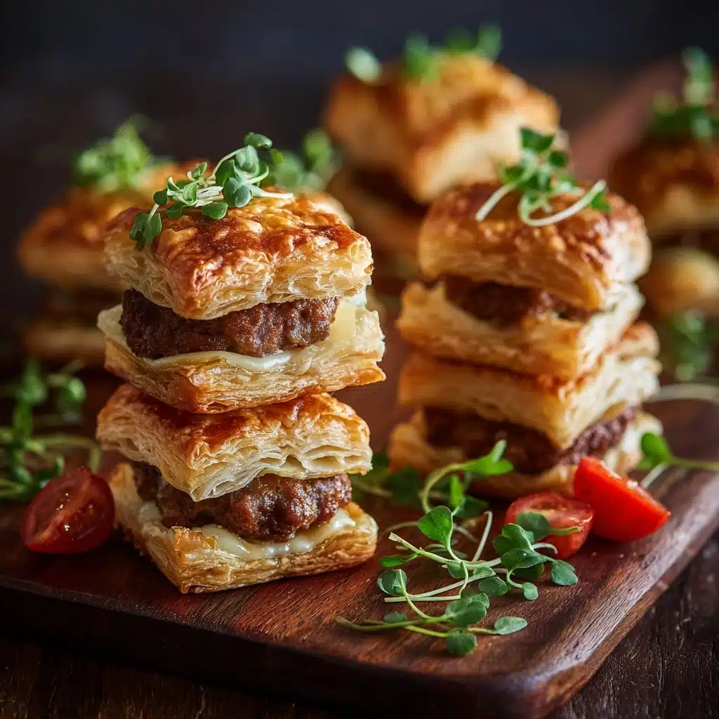 Cheese Puff Sliders Recipe - Recipe Image