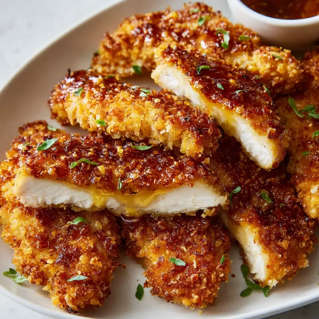 Air Fryer Honey Butter Garlic Chicken Tenders Recipe - Recipe Image