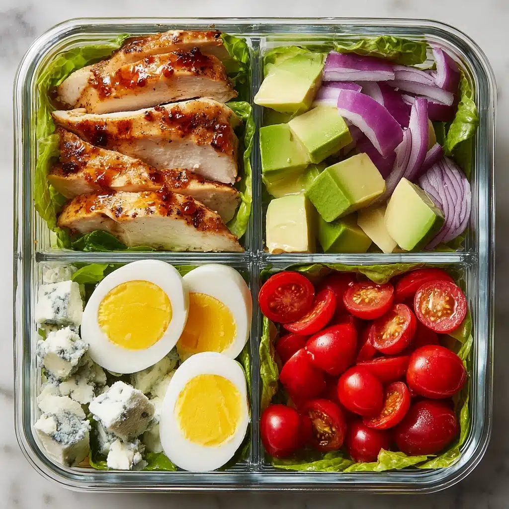 Easy Cobb Salad Meal Prep Recipe