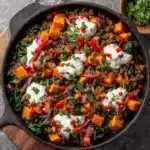 Ground Turkey Sweet Potato Skillet Recipe