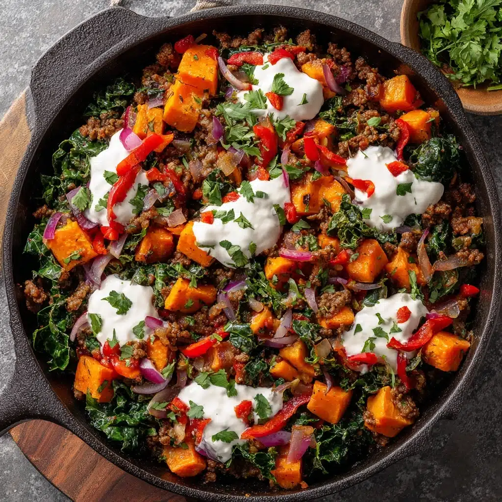 Ground Turkey Sweet Potato Skillet Recipe