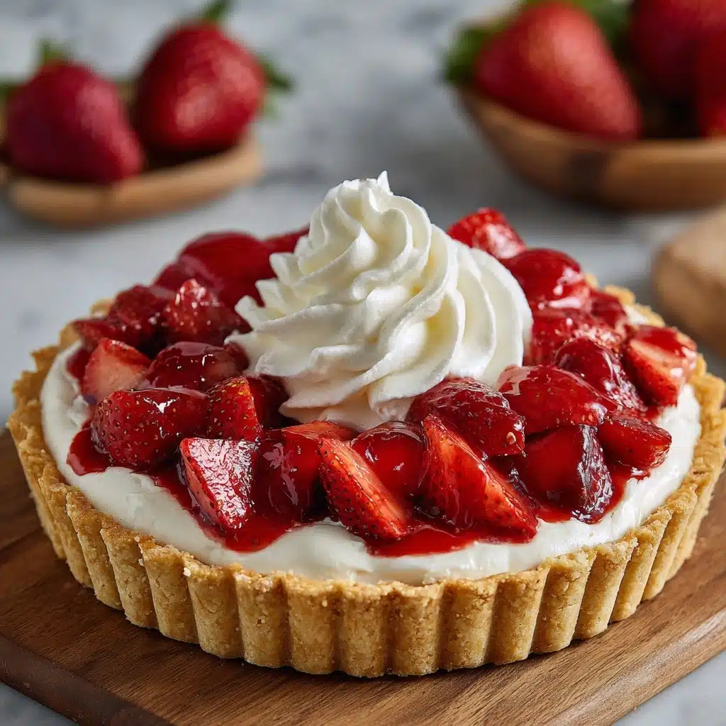 Strawberry Cheesecake Pie Recipe - Recipe Image