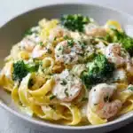 Broccoli Shrimp Alfredo Recipe