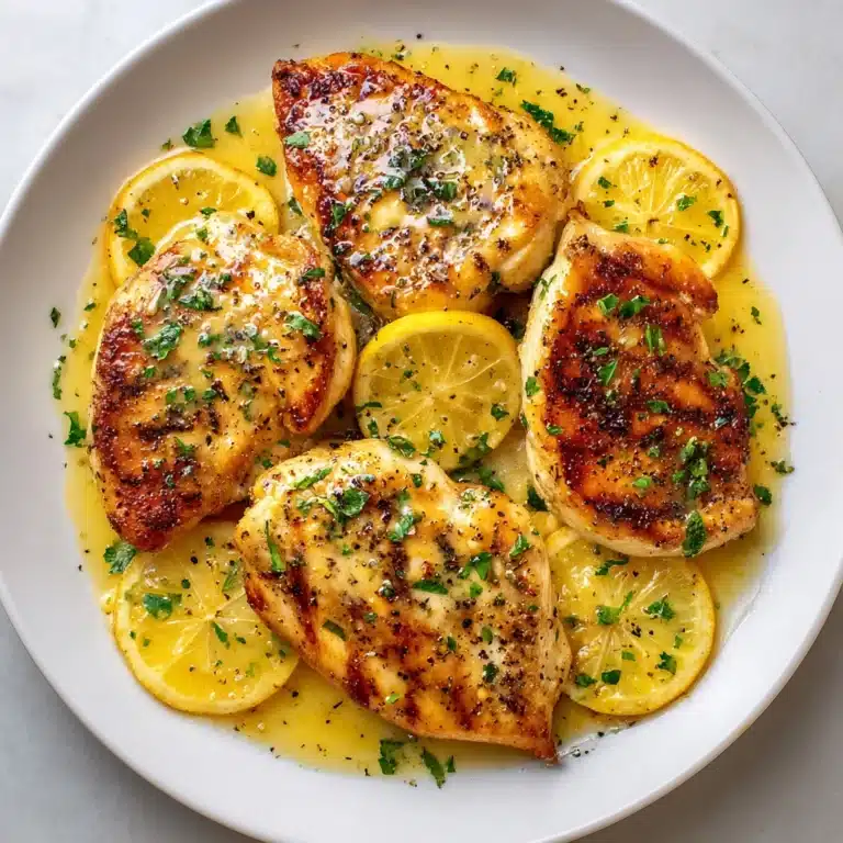Lemon Chicken with Lemon Butter Sauce Recipe
