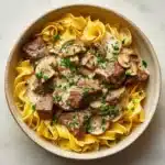 Beef Stroganoff with Egg Noodles Recipe