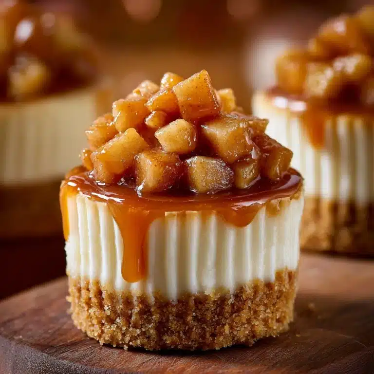 Caramel Apple Cheesecake Cups Recipe
