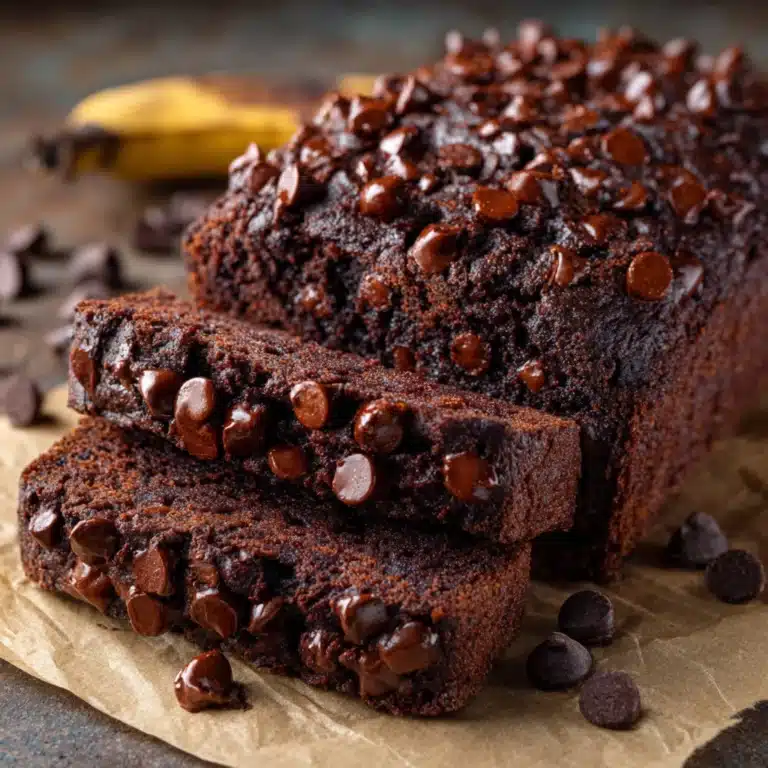 Healthy Chocolate Banana Bread Recipe