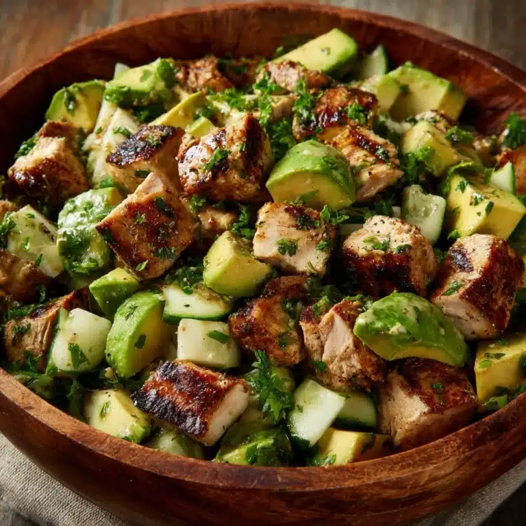 Creamy Avocado Chicken Salad Delight