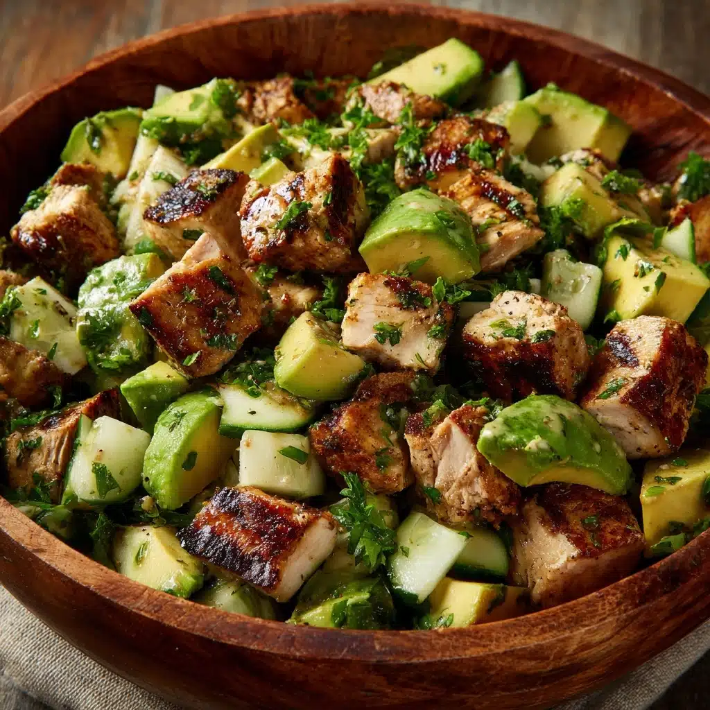 Creamy Avocado Chicken Salad Delight