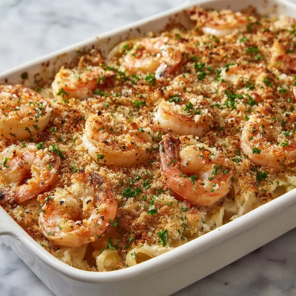 Cheesy Shrimp Casserole Delight