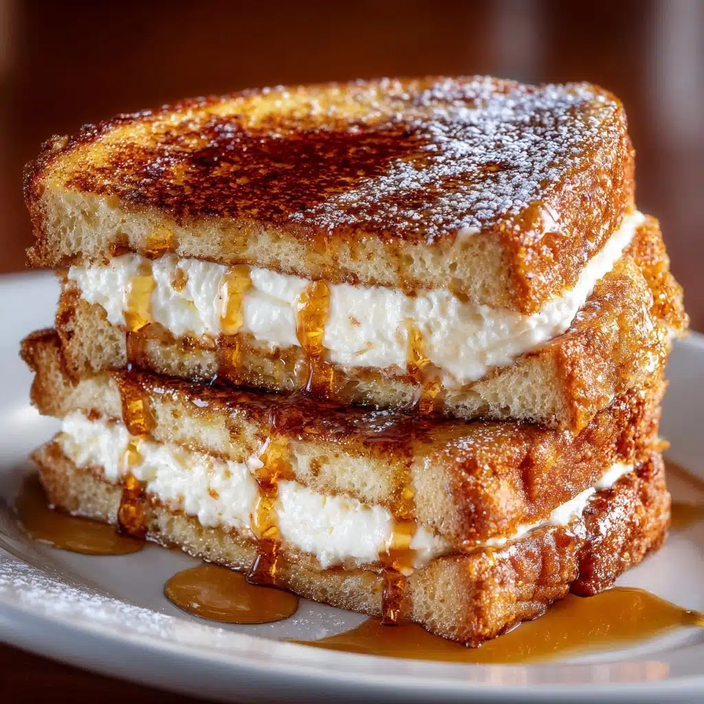 Churro Stuffed French Toast with Cinnamon Sugar Recipe - Recipe Image
