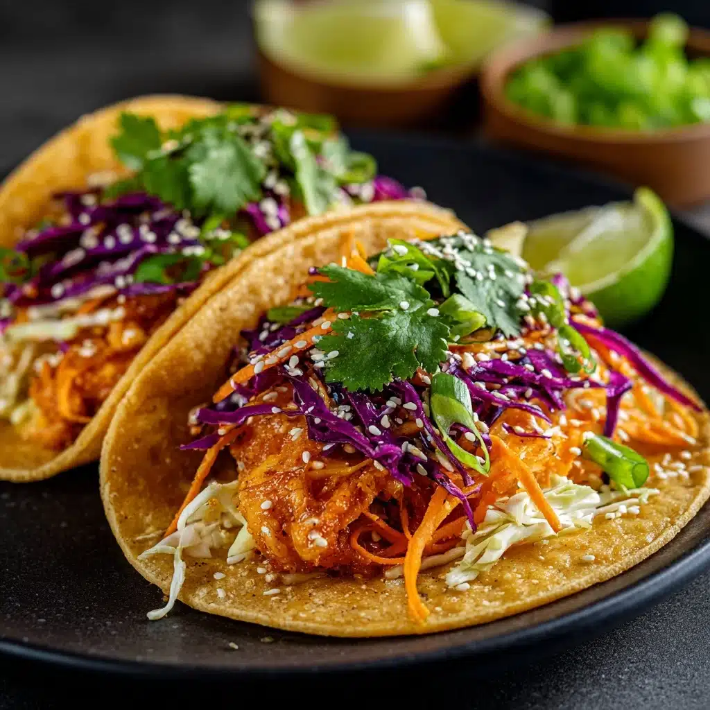 Crunchy Asian-Style Chicken Tacos Recipe