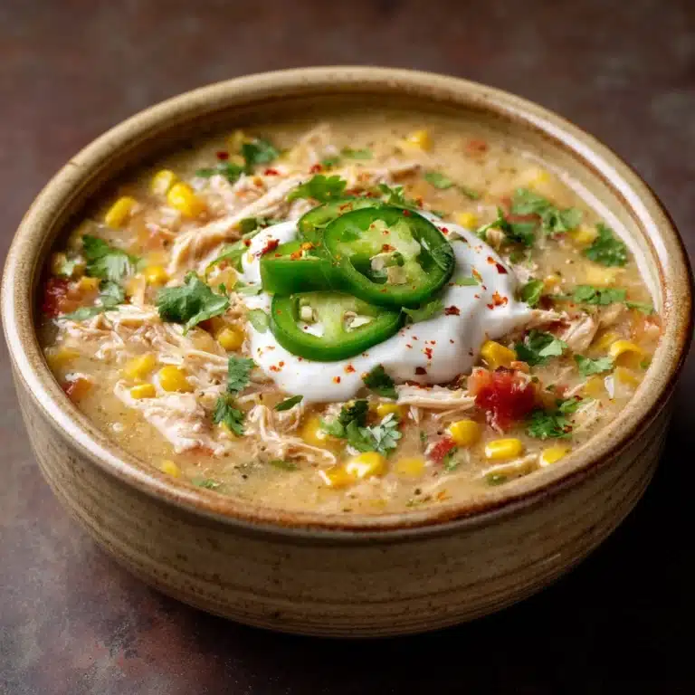 Flavorful Mexican Street Corn White Chicken Chili