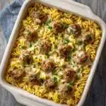 Swedish Meatball Noodle Bake Recipe