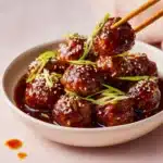 Asian Glazed Turkey Meatballs Recipe