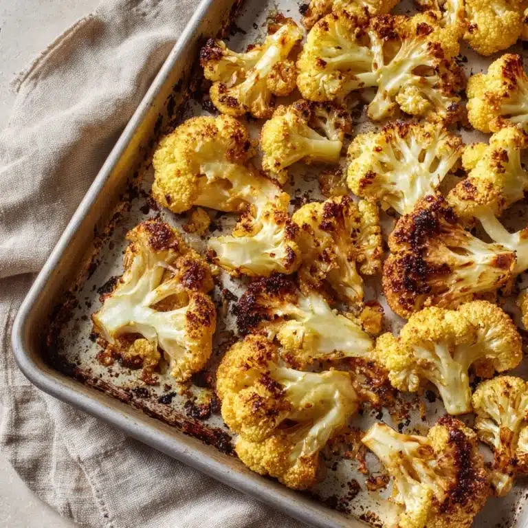 Spicy Sweet Hot Honey Roasted Cauliflower