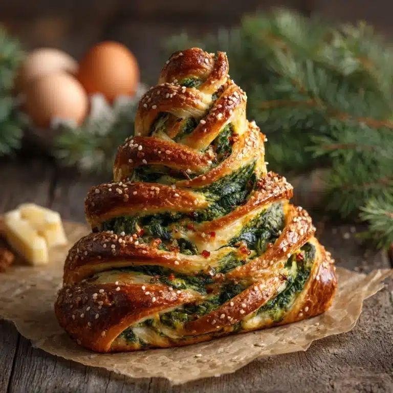 Christmas Tree Spinach Dip Breadsticks Recipe