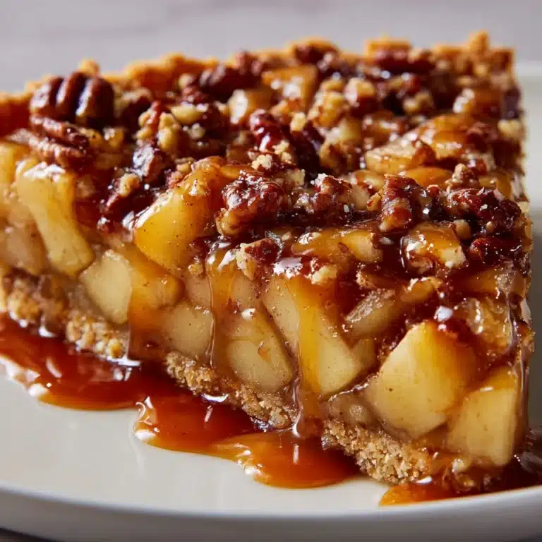 Swedish Apple Cake with Caramel Recipe