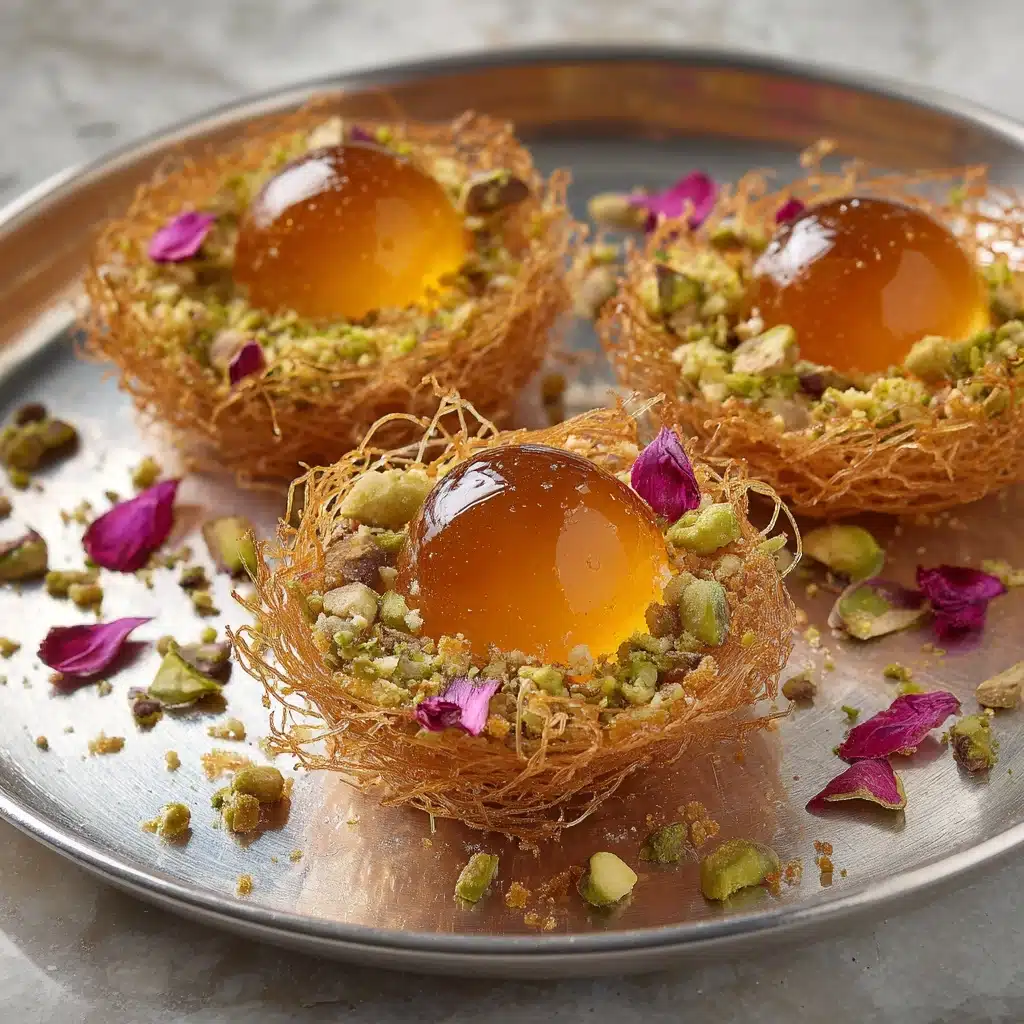Irresistible Gulab Jamun Kunafa Nests Recipe