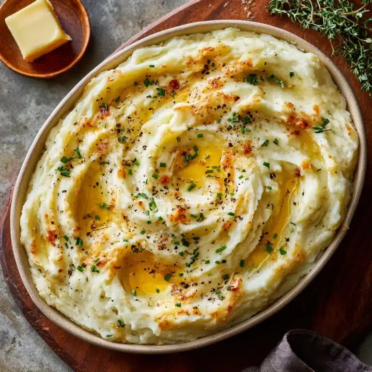 Heavenly Cream Cheese Mashed Potatoes