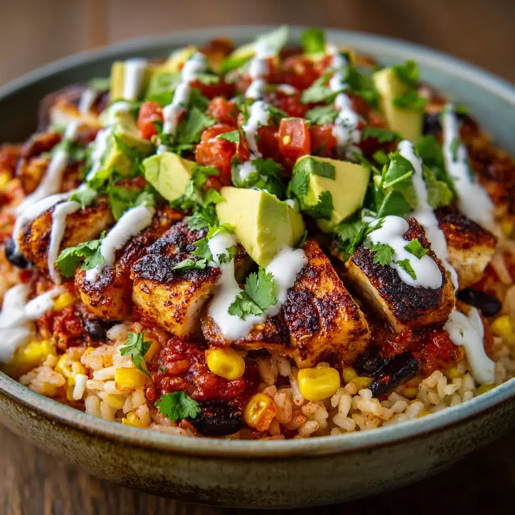 Loaded Street Corn Chicken Rice Bowl - A Flavorful Fiesta in a Bowl!