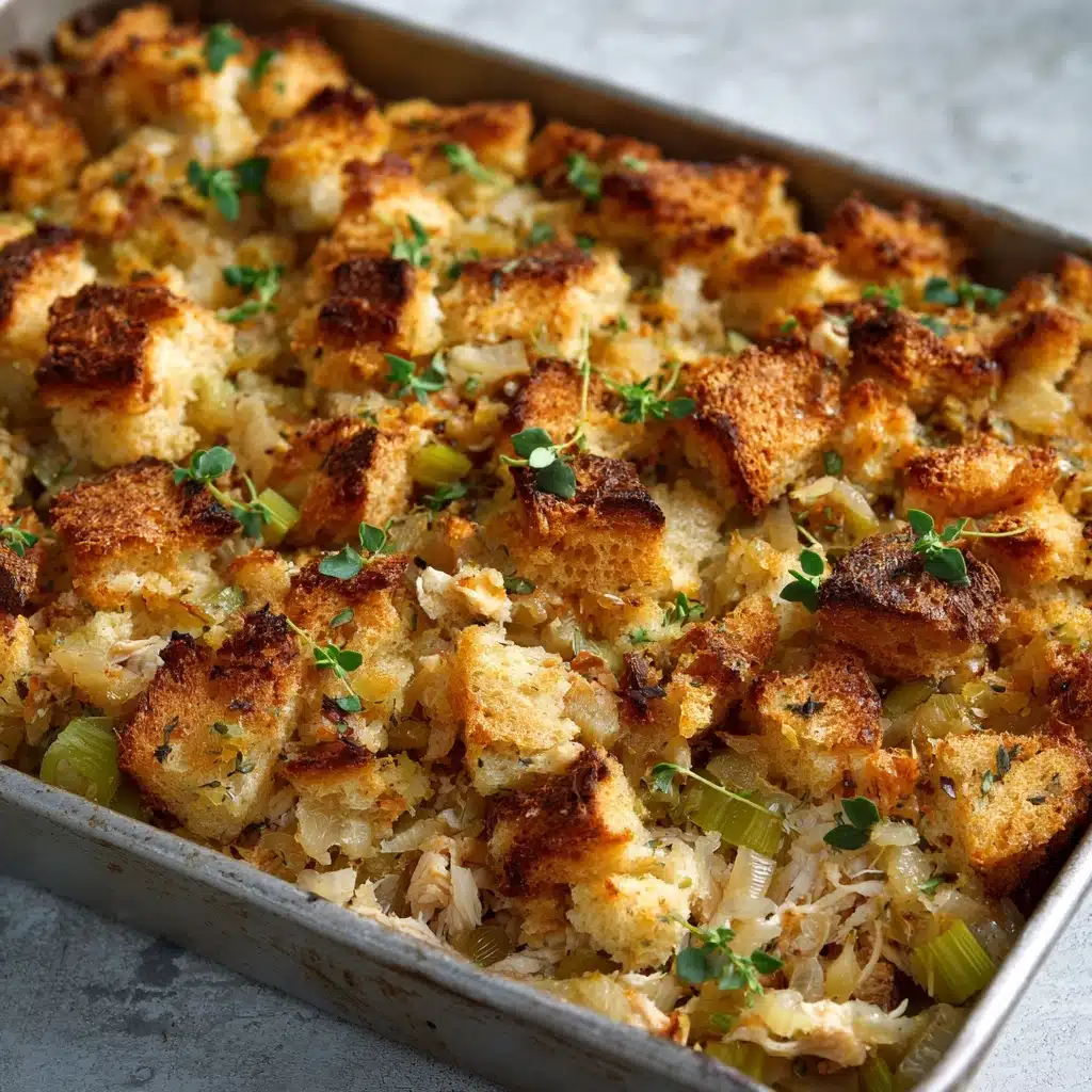 Rotisserie Chicken and Stuffing Casserole Recipe - Recipe Image