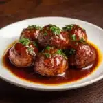 Creamy Slow Cooker Salisbury Steak Meatballs Recipe