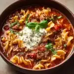 Slow Cooker Lasagna Soup Recipe