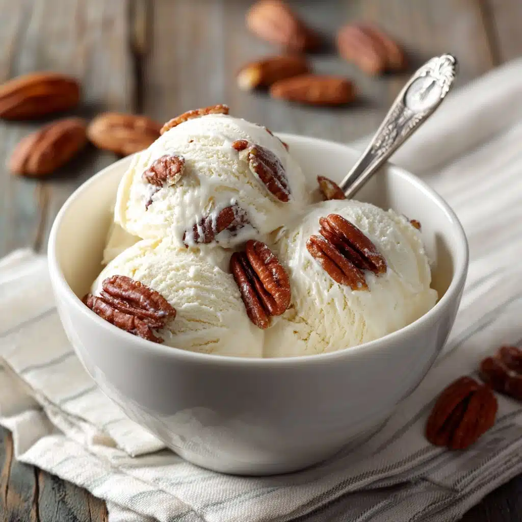 Homemade Butter Pecan Ice Cream Recipe - Recipe Image