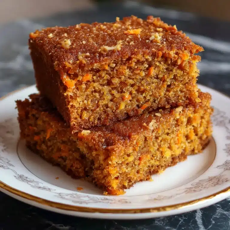 Easy Flourless Oatmeal Carrot Cake Recipe