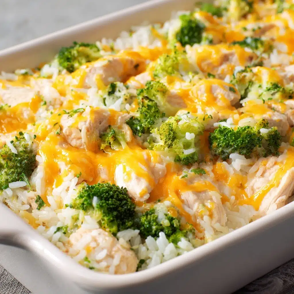 Broccoli, Rice, Cheese, and Chicken Casserole Recipe - Recipe Image